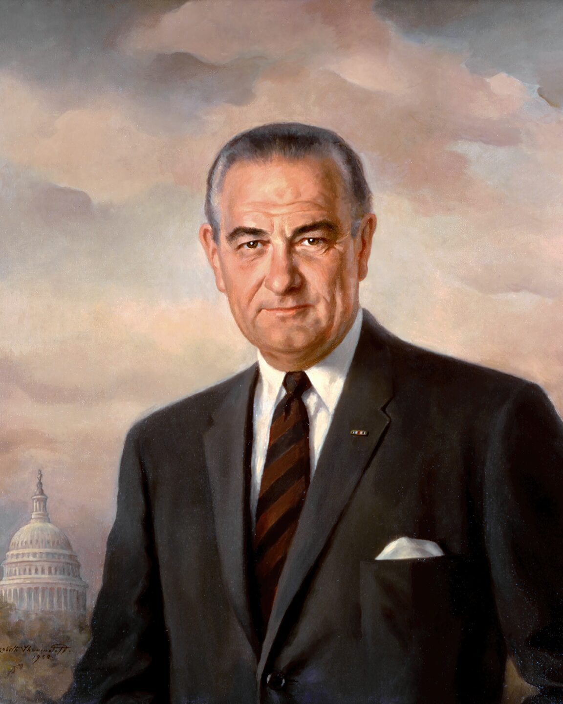 Lyndon B Johnson Presidential Portrait Presidential Portraits